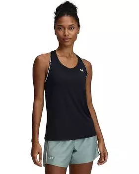 Топ Under Armour Tech Knockout Tank Top, черный/белый