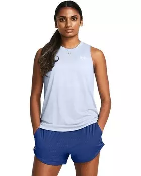 Топ Under Armour Tech Tank Solid, цвет Nimbus Blue/White