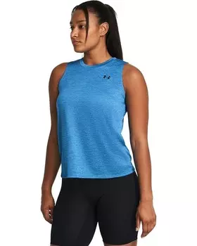 Топ Under Armour Tech Tank Twist, цвет Viral Blue/Brilliant Blue/Black