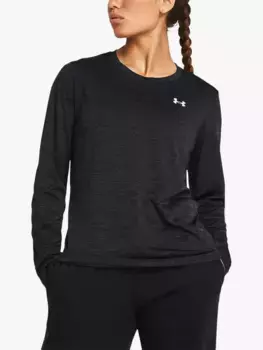 Топ Under Armour Tech Twist Long Sleeve Training, цвет black/white