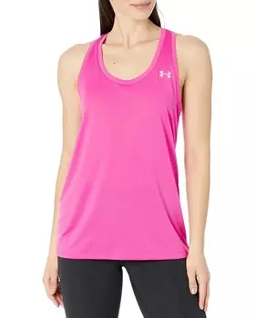 Топ Under Armour UA Tech Tank, цвет Rebel Pink/Metallic Silver