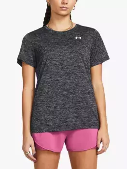 Топ Under Armour Women's Tech Sports, цвет black/white