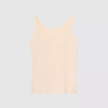 Топ Uniqlo Airism без рукавов, бежевый