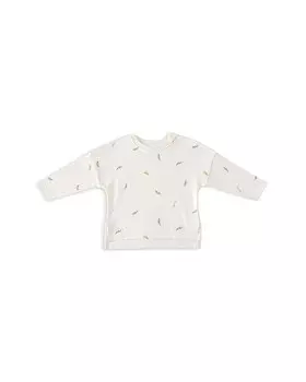 Топ унисекс с заниженными плечами и длинными рукавами Pehr — для малышей и маленьких детей, розовый