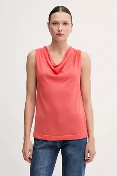 Топ United Colors Of Benetton, оранжевый