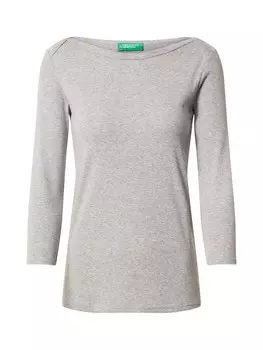 Топ UNITED COLORS OF BENETTON Shirt, светло-серый