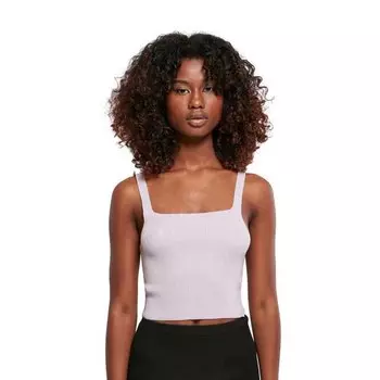 Топ Urban Classics Cropped Knit, фиолетовый