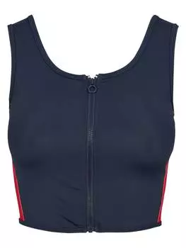 Топ Urban Classics, цвет navy/fire red/white