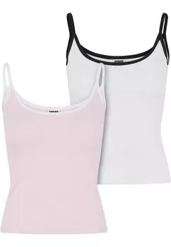 Топ Urban Classics, цвет Pink/White