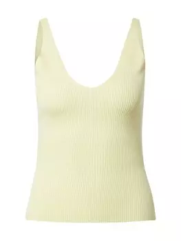 Топ Urban Classics Knitted Top, пастельно-желтый