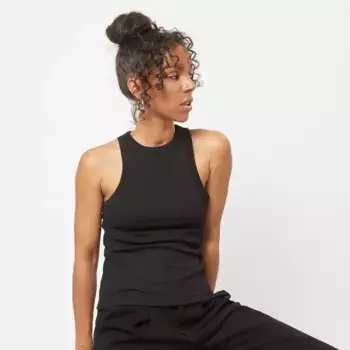 Топ Urban Classics Racer Back Rib Top, черный