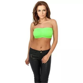 Топ Urban Classics TB622 Bandeau, зеленый