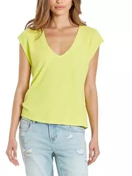 Топ Uri Thermal с V-образным вырезом в стиле Limelight DEAR JOHN DENIM