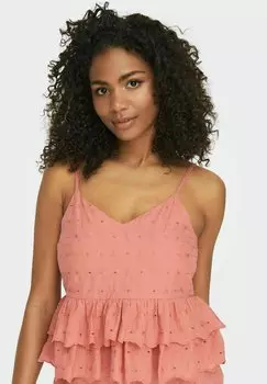 Топ V AUSSCHNITT ONLY, цвет coral haze