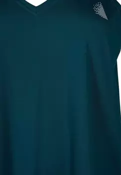 Топ V-NECK Active by Zizzi, цвет Deep Teal