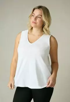 Топ V-NECK Live Unlimited London, цвет white