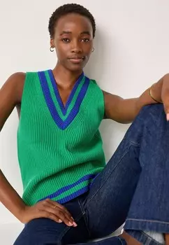Топ V-NECK REGULAR FIT Next, зеленый