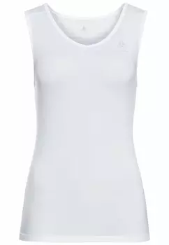 Топ V NECK SINGLET PERFORMANCE ODLO, цвет white