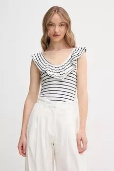Топ Valery Pepe Jeans, белый