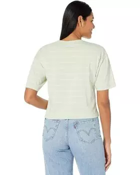 Топ Vans Time Off Stripe Top, цвет Celadon Green