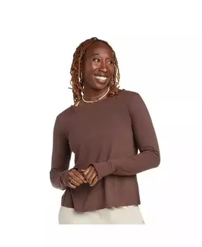 Топ Venus с длинными рукавами Electric Yoga, коричневый