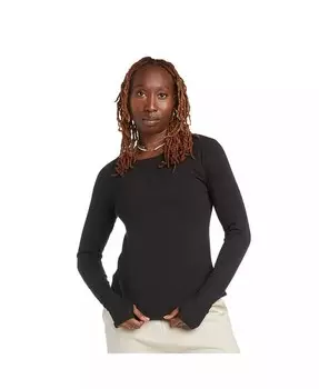 Топ Venus с длинными рукавами Electric Yoga, черный