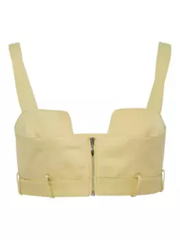 Топ Veri с пряжкой Alexis, желтый