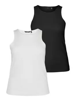 Топ Vero Moda CHAZEL, черный/белый