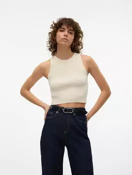 Топ Vero Moda Ginny, кремовый