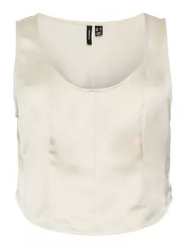 Топ VERO MODA Joann, кремовый