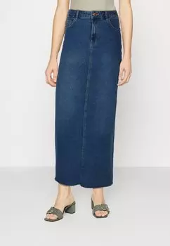 Топ Vero Moda ЮБКА VMBERLA SLIT, цвет medium blue denim
