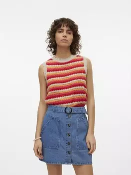 Топ Vero Moda Menorca, цвет rot/gelb/beige