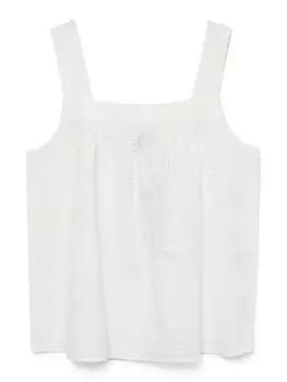 Топ VERO MODA VMRILEY, белый