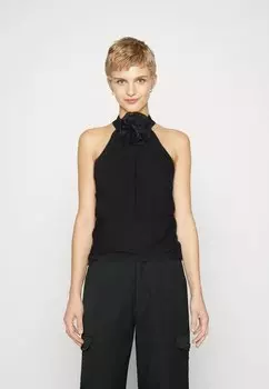 Топ Vero Moda VMSOLLY CROPPED, черный