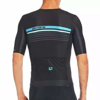 Топ Vero Pro TRI с короткими рукавами мужской Giordana, черный/синий