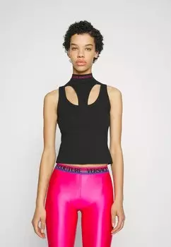 Топ Versace Jeans Couture, черный