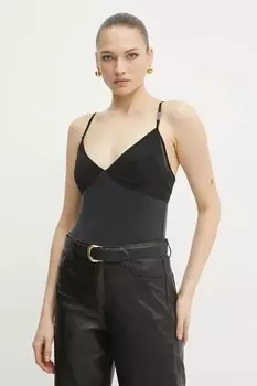 Топ Versace Jeans Couture, черный