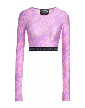 Топ Versace Jeans Couture, светло-фиолетовый