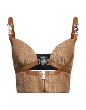 Топ Versace, коричневый