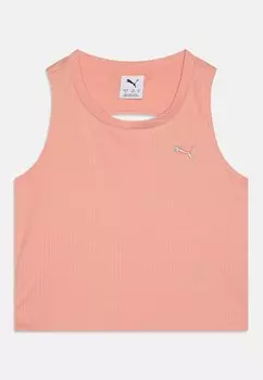 Топ VIBE RIBBED TANK UNISEX Puma, абрикос