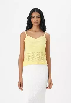 Топ VICOBY VILA, светло-желтый