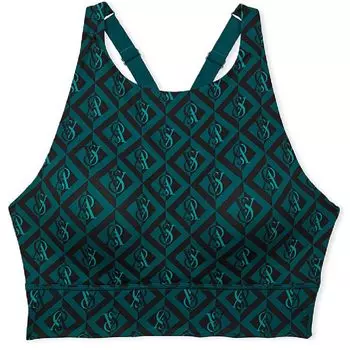 Топ Victoria's Secret Forward Tech Sports, черный/темно-зеленый