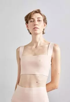 Топ Victoria Beckham БАНДО, персиковый