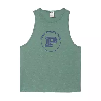 Топ Victoria's Secret Pink Cotton Racerback Tank, зеленый