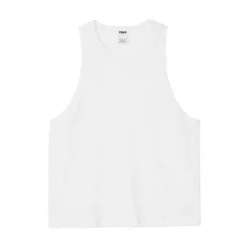 Топ Victoria's Secret Pink Cotton Racerback Tank, белый