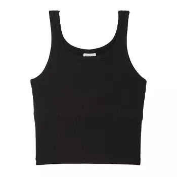 Топ Victoria's Secret Pink Rib Crop Tank, черный