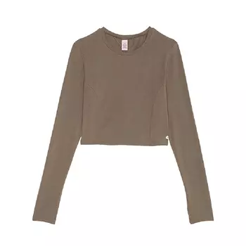 Топ Victoria's Secret VS Cotton Cutout Back, оливковый