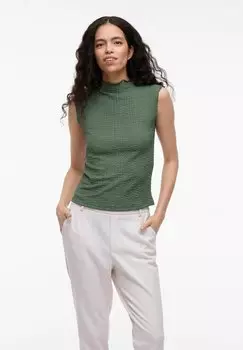 Топ VIDELIA STEHKRAGEN - Blouse VILA, зеленый