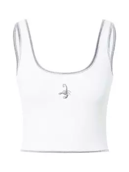 Топ VIERVIER Abby, белый