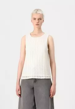 Топ VIGENEVA O NECK VILA, кремовый